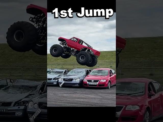 1st time Monster Truck Jump