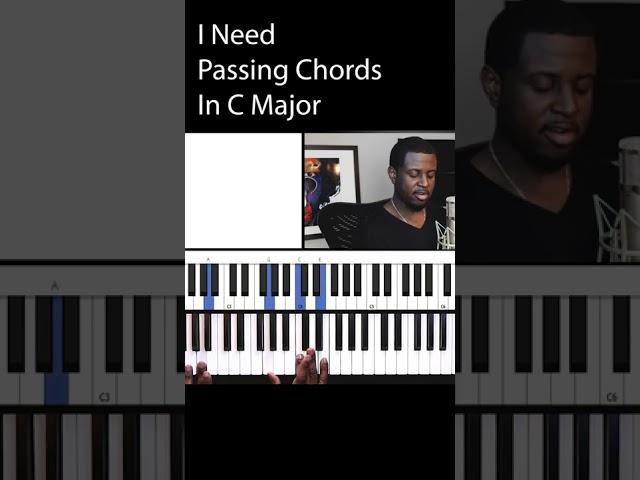 I Need Gospel Passing Chords In C Major