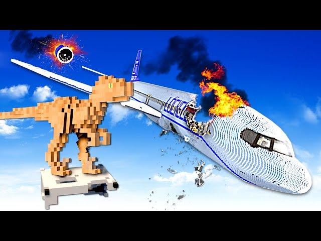 VELOCIRAPTOR CAUSES PLANE CRASH! (Teardown)