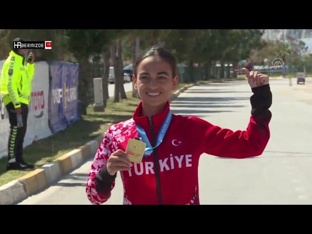 Balkan şampiyonluğuyla Türk atletizm tarihine geçen Ayşe Tekdal, başarısının sırrını AA'ya anlattı