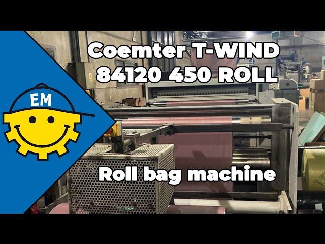 Coemter T‐WIND 84120 450 | Roll bag machine