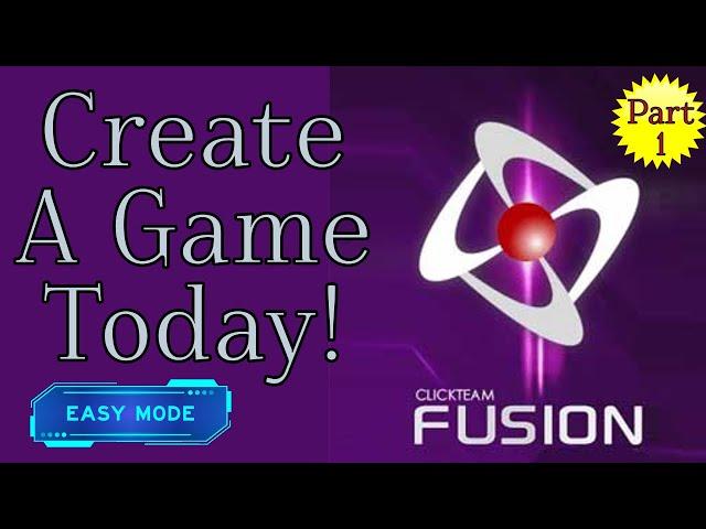 How to create a game with Clickteam Fusion 2.5.  Part one: Start Menu