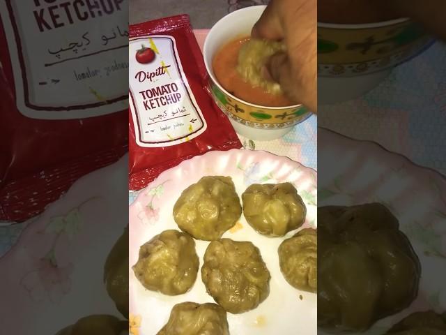 Steamed Chicken Momos shorts. #steammomos #chickenmomos #momos #foodshorts #foodvideos