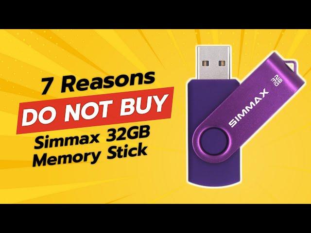 DON'T BUY SIMMAX 32GB Memory Stick Before WATCHING THIS!  (7 Reasons)