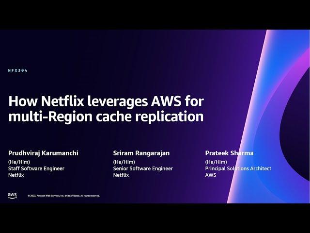 AWS re:Invent 2023 - How Netflix uses AWS for multi-Region cache replication (NFX304)