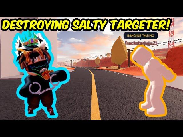 SWEATY TOXIC CRIMINAL TRYS TARGETING ME BUT FAILS MISERABLY! | Roblox Jailbreak