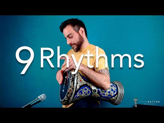 9 RHYTHMS In One DARBUKA SOLO [Omar Kattan]