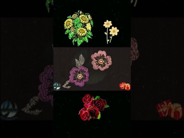 flowers embroidery design from widoembroidery shop #emb #embroidery #wilcom #machineembroi #flowers