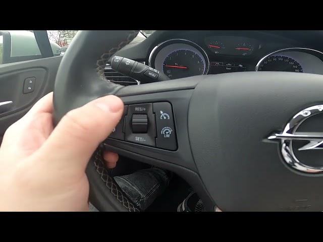 How to Enable or Disable Cruise Control in Opel Astra K ( 2015 – 2022 )