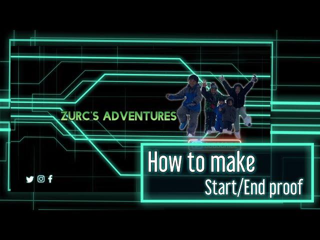 How to make start proof / end proof for a marathon premiere (TEAM PREMIERE )