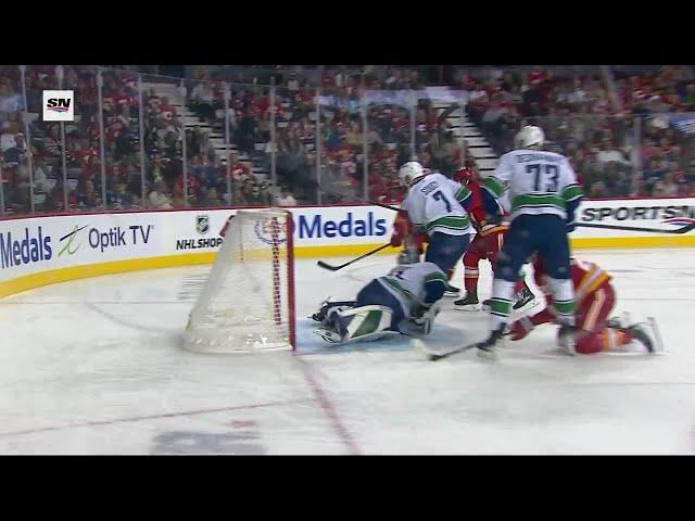 Canucks @ Flames 9/28 | NHL Preseason Highlights 2024