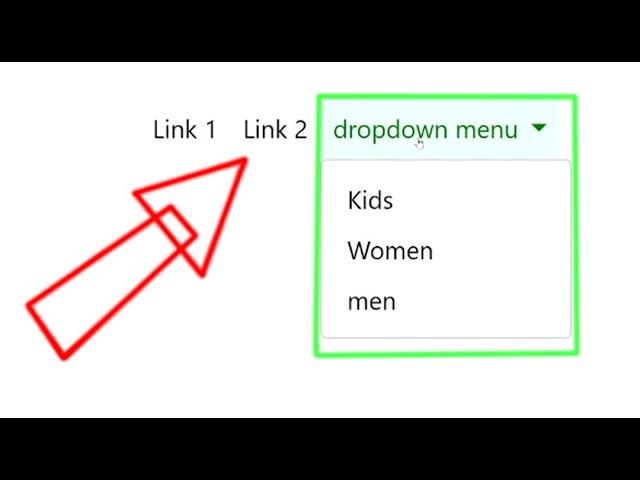 How to Create A Bootstrap Dropdown Menu (Navigation Dropdown)