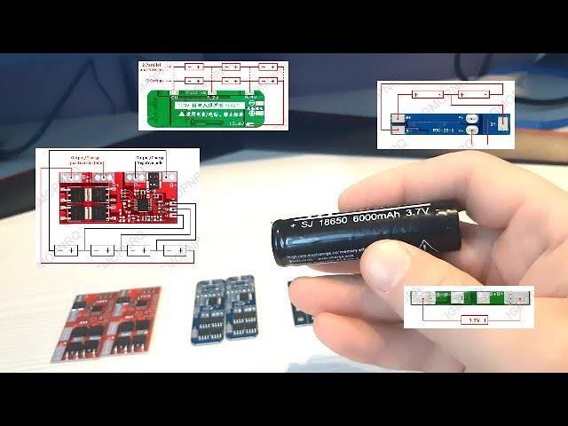 Контроллер заряда li ion аккумулятора.  Плата защиты аккумулятора.