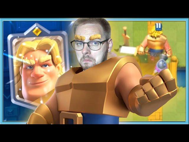 NEW CHAMPION GOLDEN KNIGHT! DECK WITH GOLDEN KNIGHT / Clash Royale