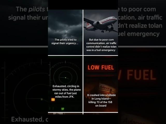 Out of Fuel: The Final Moments of Avianca Flight 052.#aircrash #avianca #finalmoments