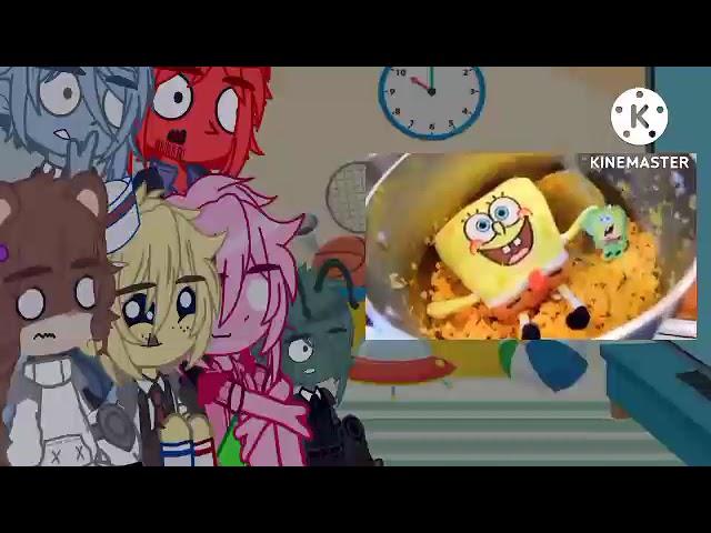 SpongeBob Characters React To SpongeBob SquarePants Mac & Cheese