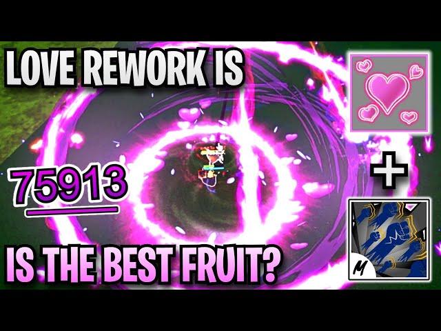 [Godhuman + Love Rework] 2 *NEW* OP LOVE REWORK COMBOS IN BLOX FRUITS... (Blox Fruits)