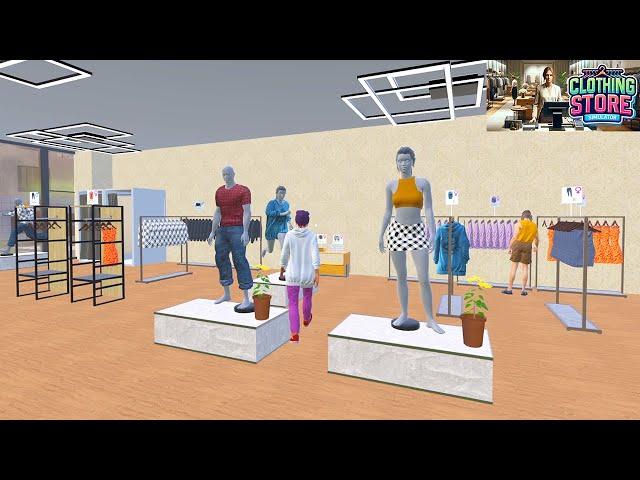 AKHIRNYA ADA SIMULATOR JUALAN BAJU SEPERTI MATAHARI DAN UNIQLO! Clothing Store Simulator