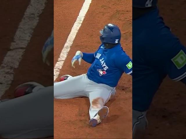 Vladdy wanted George Springer to hit it away from him 