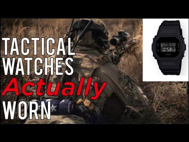 5 Tactical Watches ACTUALLY Worn: G-Shock, Suunto, AND MORE!