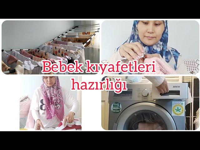 Bebek kıyafet hazırlığı| Çamaşır | Ütüleme