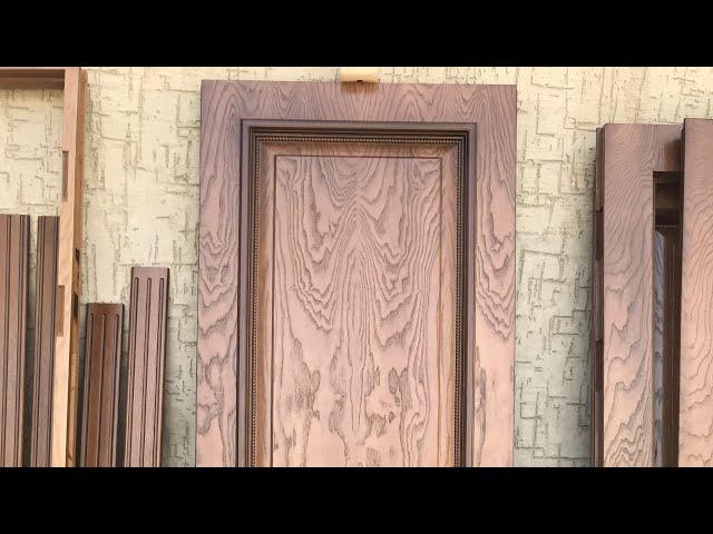 Шпонирование большой дверь часть 1. How to glue ash veneer to the DOOR