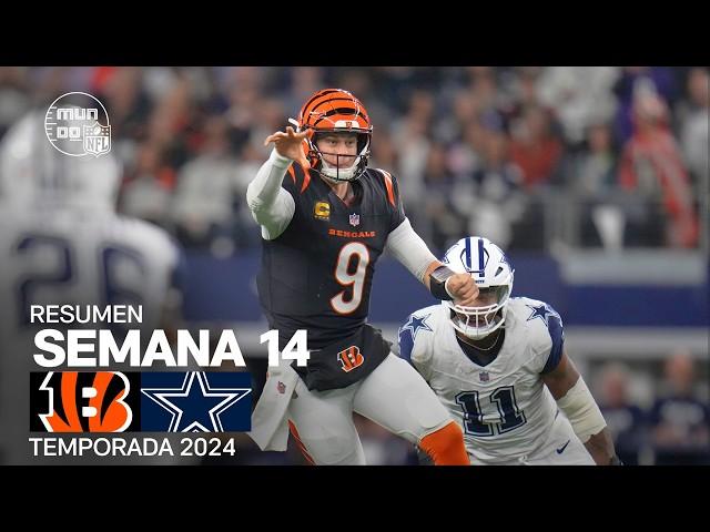 Cincinnati Bengals vs. Dallas Cowboys | Resumen NFL en español - Semana 14 | NFL Highlights 2024