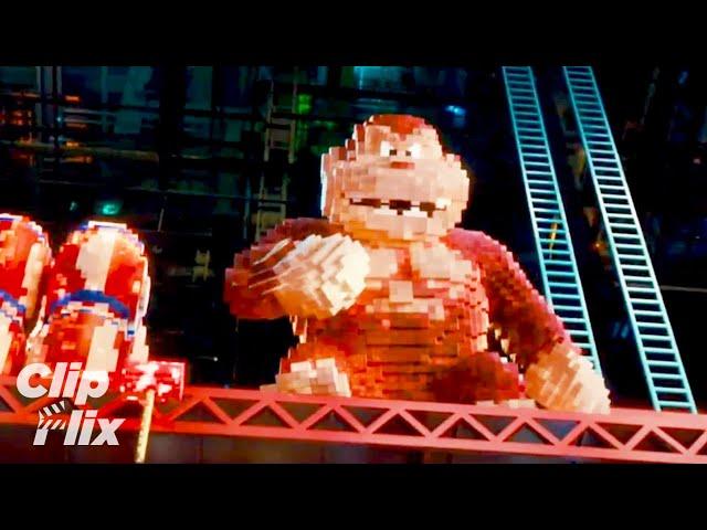 PIXELS (4/4) | Donkey Kong: Pertarungan Terakhir | Adam Sandler, Peter Dinklage, Josh Gad | ClipFlix