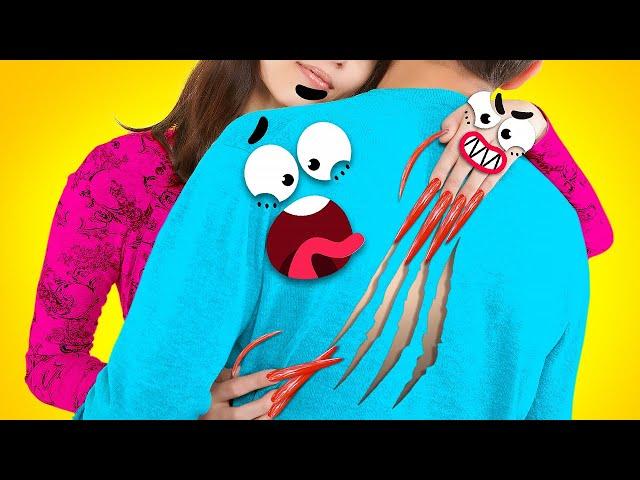 Long Nails Doodles Problems! Everyday Fails And Struggles Of Things Around Us! - 24/7 DOODLES