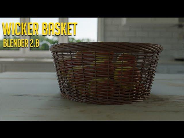 Modeling Exercise: Wicker Basket | Blender 2.8