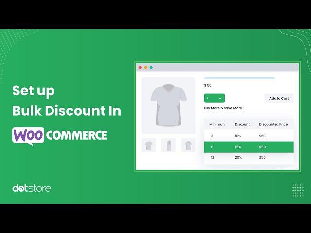 How to create bulk discounts in WooCommerce?
