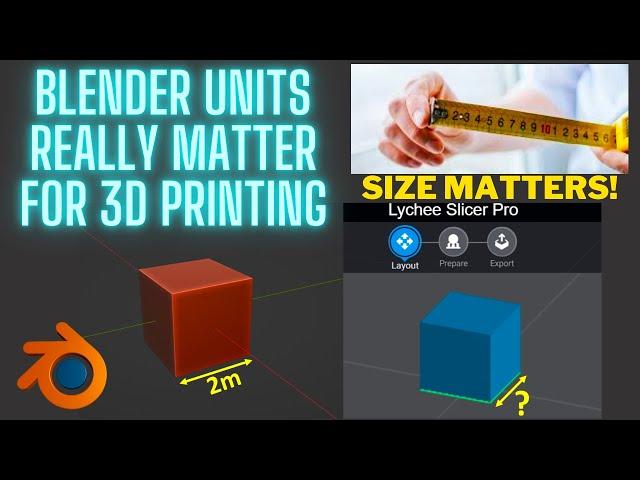 3D printing sizes from Blender files