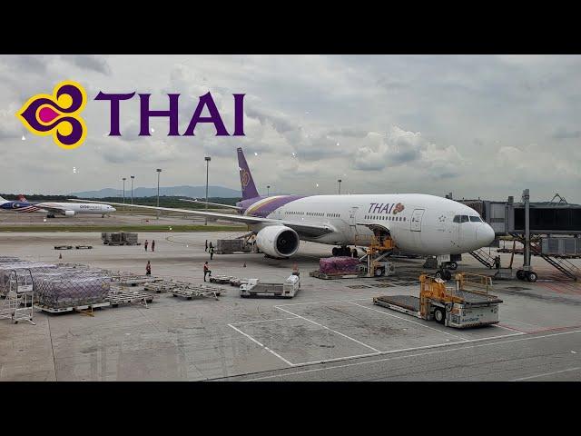 First International Flight | Thai Airways | B777-200 | KUL - BKK | Economy [Trip Report]