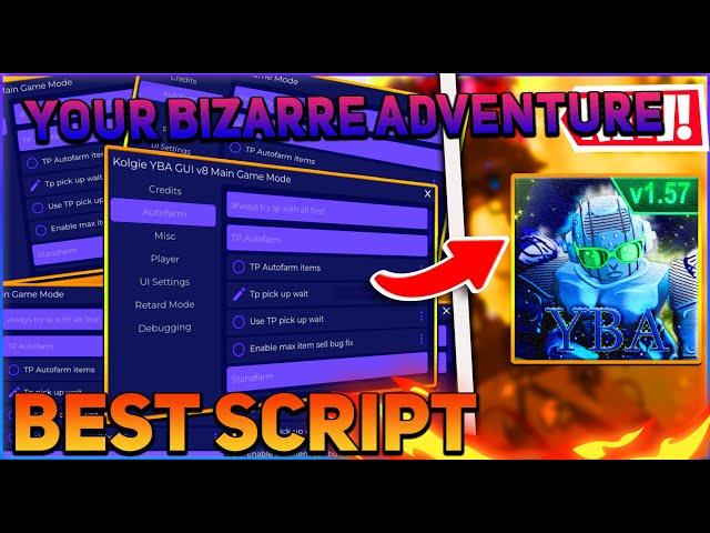 Your Bizarre Adventure Script GUI / Hack (Auto Farm, Get Item, Stand Farm, And More) *PASTEBIN 2024*