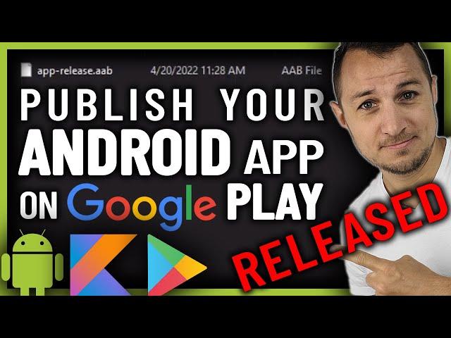 This is how you PUBLISH your Android APP in 2022! - Google Play Store Tutorial