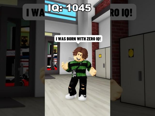 HE WAS BORN WITH 0 IQ BUT HAPPENED... #brookhavenrp #shorts
