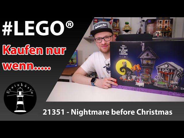 Ein ALBTRAUM vor Weihnachten - LEGO® Ideas 21351 - Tim Burton’s Nightmare before Christmas #lego