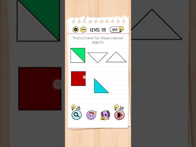 Brain Test level #115  solutions #like #games #braintestsolution #braintest #gaming
