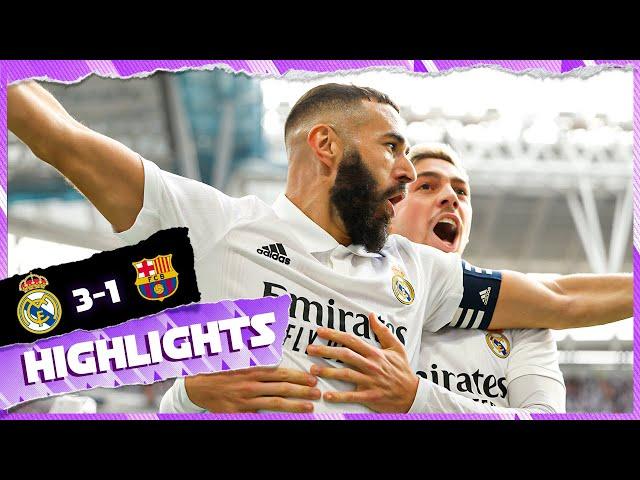 Real Madrid 3-1 FC Barcelona | #ElClásico HIGHLIGHTS | LaLiga 2022/23