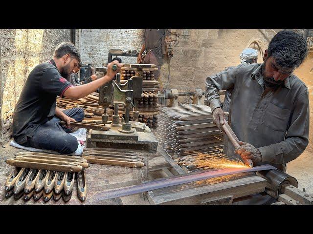 Process of Making Wooden Shuttles | Factory Mass Production | Wood Working Tools