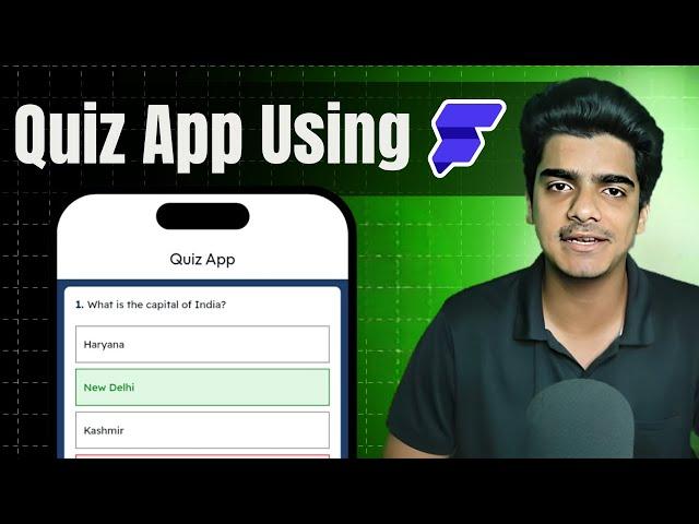 Quiz App Using FlutterFlow