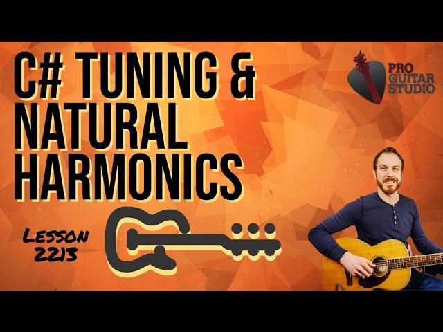 C# Tuning & Natural Harmonics [Lesson 2213]