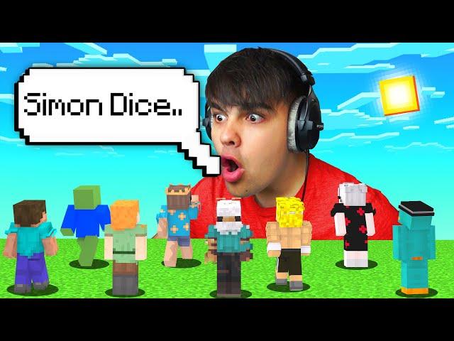 Hice Simón Dice en Minecraft