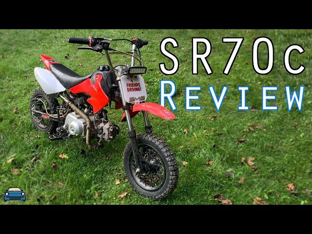 SSR SR70c Pit Bike Review! - My FIRST Motorcycle Experience!