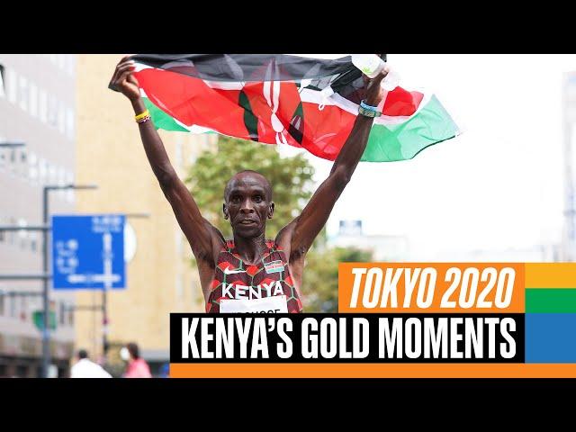   Kenya's gold medal moments at #Tokyo2020 | Anthems