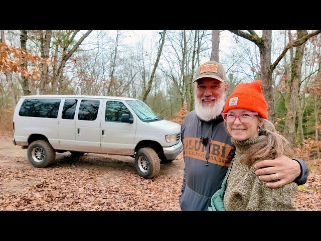 "Trail Testing" our new Adventure Van | E-350 | Camburg 6" Lift