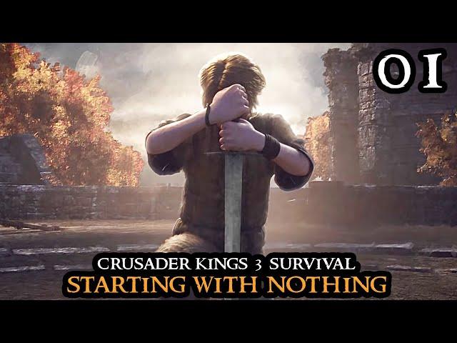 Crusader Kings 3 SURVIVAL - Starting With Nothing || Grand Strategy Medieval Beginning Part 01