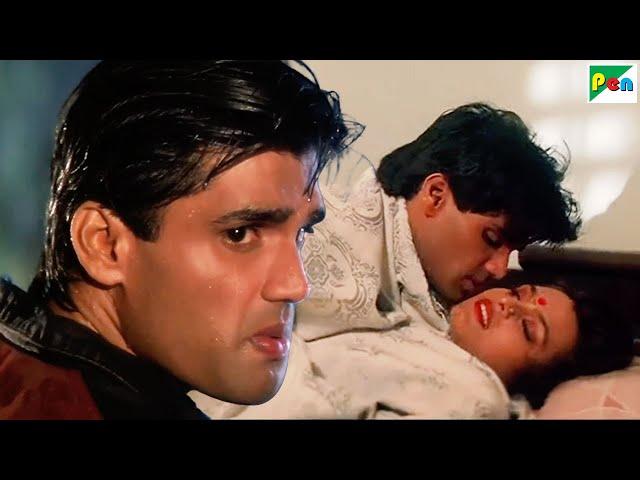 Suniel Shetty ने चुपके से जुड़वाँ भाई को बीवी के साथ रोमांस करते देखा - Shilpa Shirodkar -Gopi Kishan