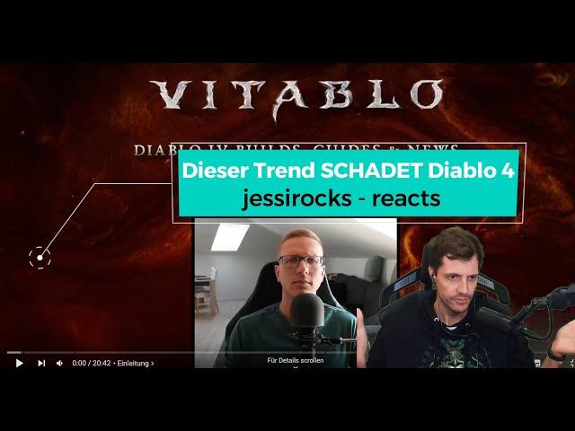 Dieser Trend SCHADET Diablo 4 (Jessirocks Reacts)