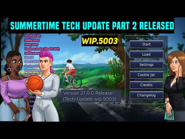 FINALLY SUMMERTIME TECH UPDATE PART 2 RELEASED  SUMMERTIME SAGA NEW UPDATE APK DOWNLOAD & PLAY NOW